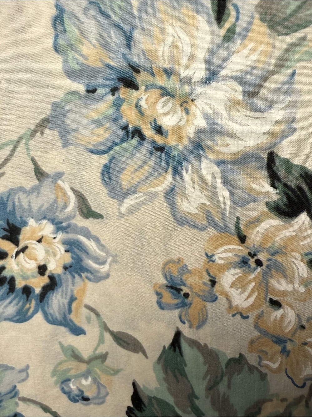 Vintage Springmaid king size floral sheet set ruffle pillowcases Cottagecore - Picture 11 of 13